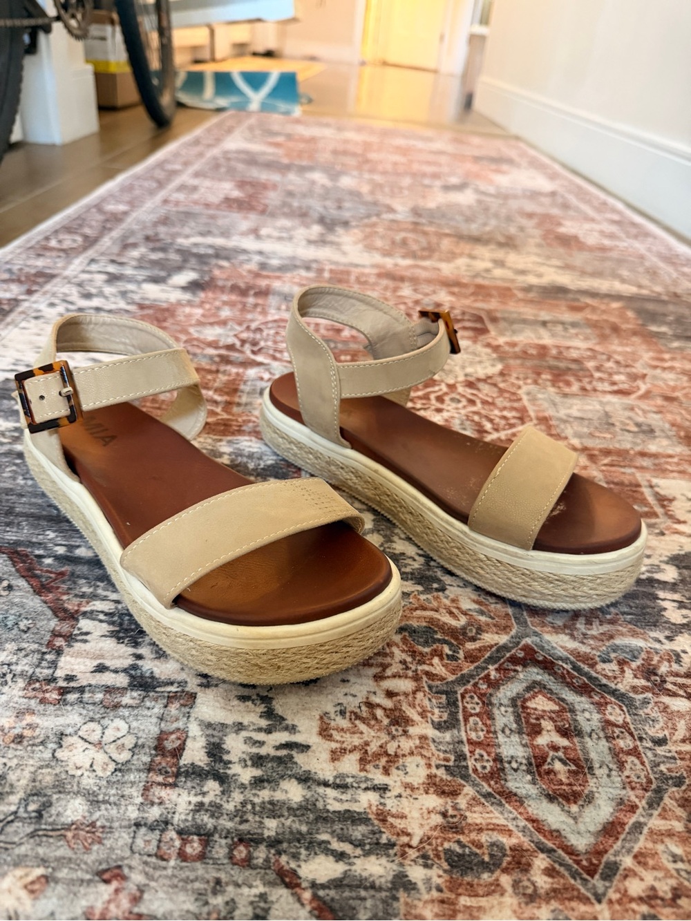MIA - Beige Platform Sandals